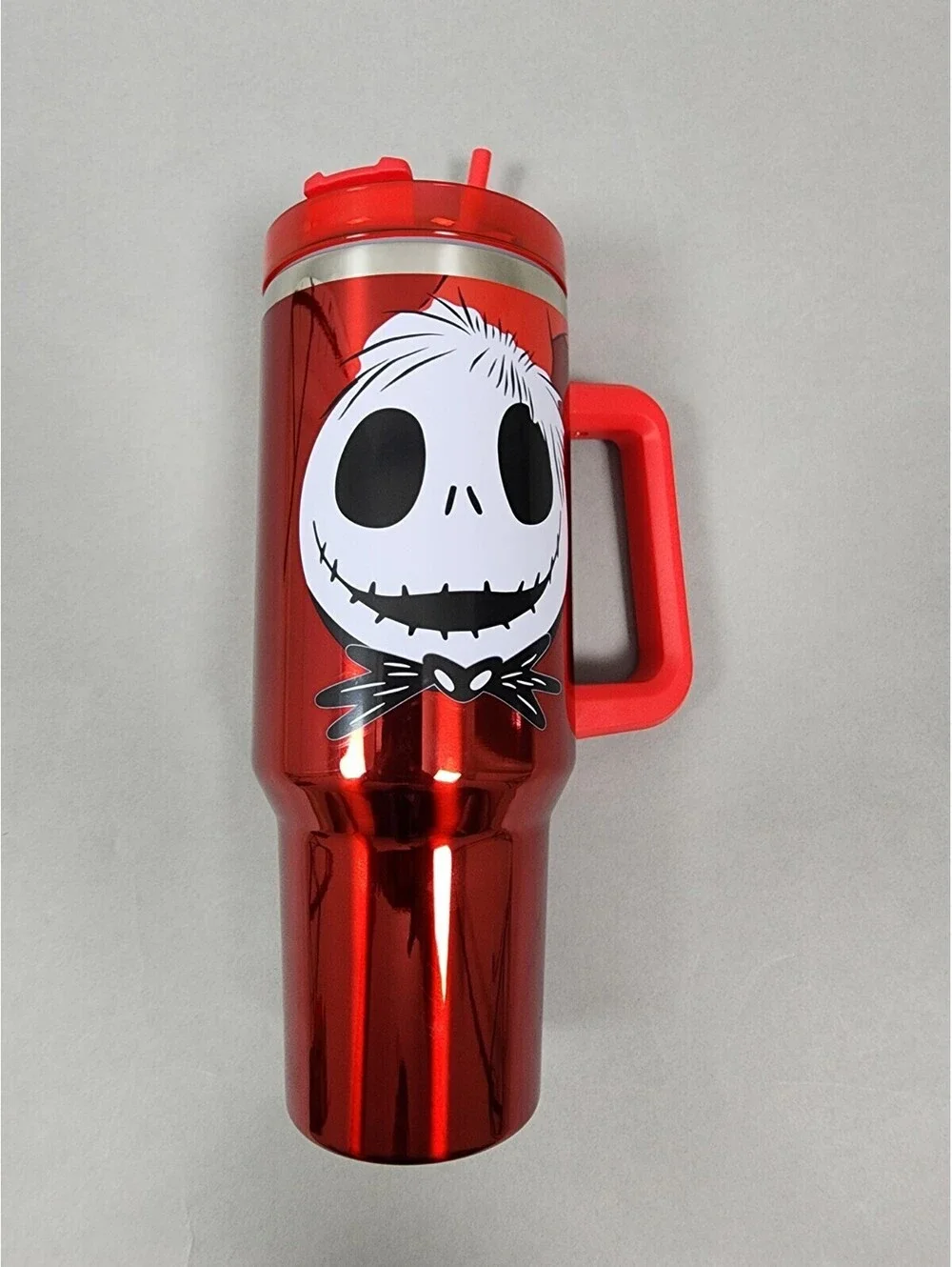 ❄️XMAS SALE OOGIE BOOGIE TUMBLER NIGHTMARE BEFORE CHRISTMAS RED 40OZ BRAND NEW!